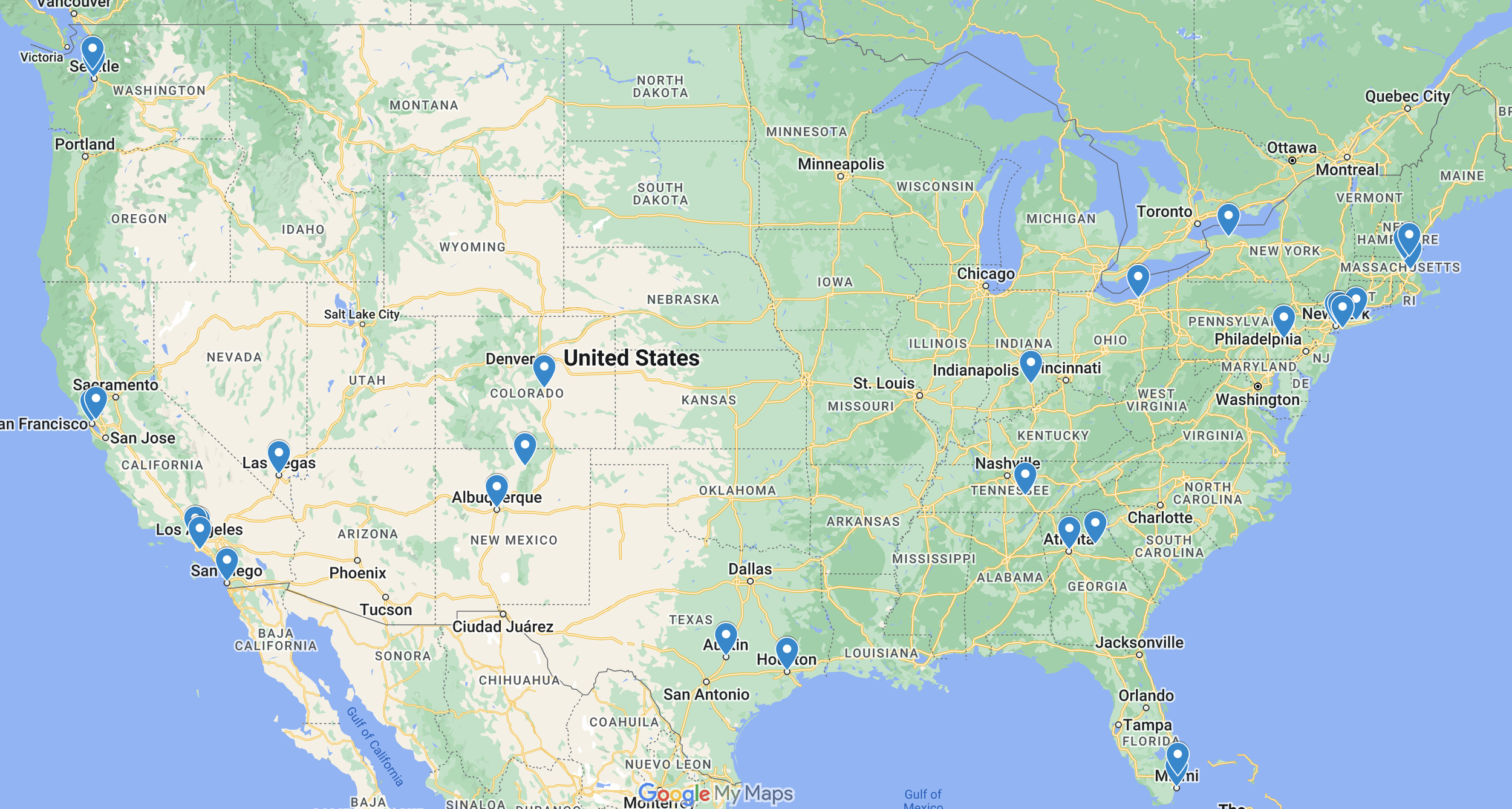 SelfOp Laundry service installs across the USA