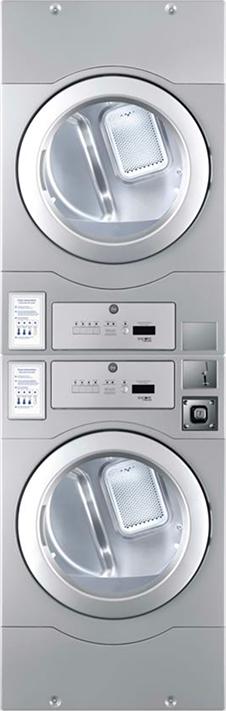 Stackable Dryer Dryer Commercial Coin Laundry Equipment Unit